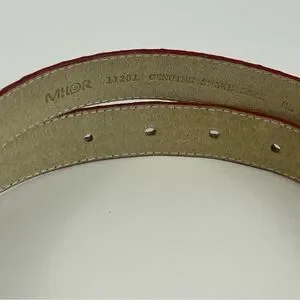 Milor | Accessories | Vintage Milor Genuine Snakeskin Cherry  display picture 1